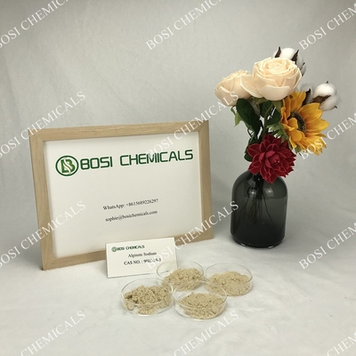 Light Brownish Water Soluble Sodium Alginate For Food MF (C6H7NaO6)X