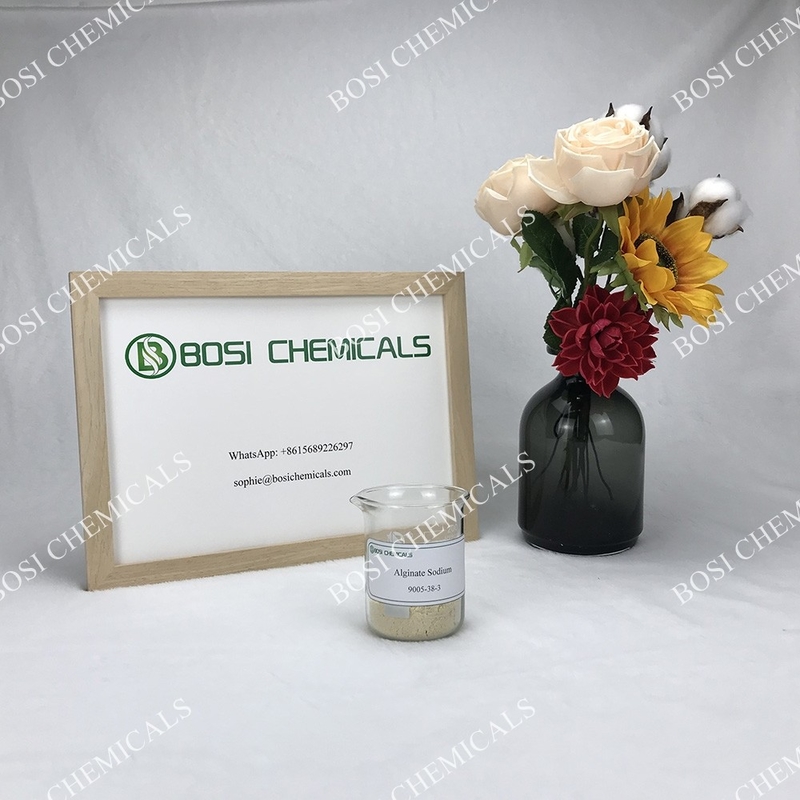 Food Grade Alginate Sodium CAS 9005-38-3 Light Brownish / White Powder