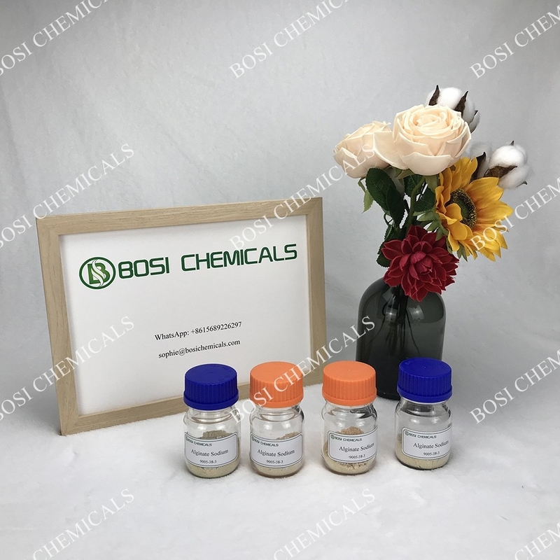 Food And Health Grade Alginate Sodium 9005-38-3 Light Brownish / White Powder